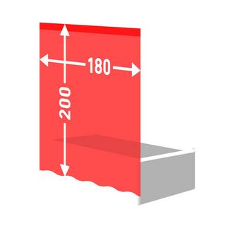 diaqua Duschvorhang Textil Marina  