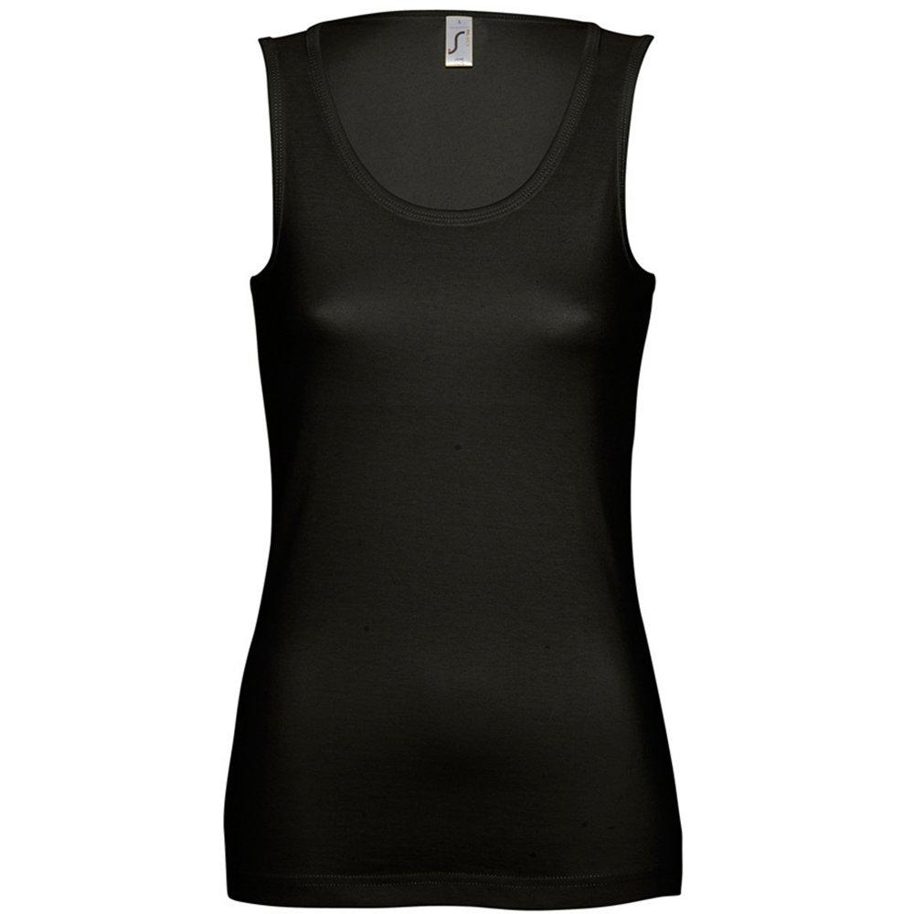 Image of Tanktop Unterhemd Jane, Ärmellos Unisex Schwarz L