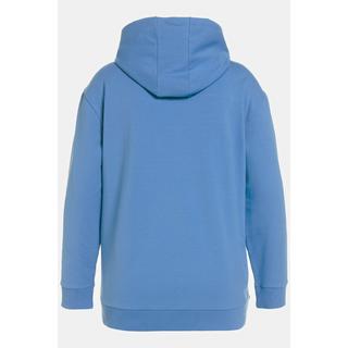 Ulla Popken  Bellieva-Hoodie, Stillfunktion, A-Linie, Kapuze, Langarm 