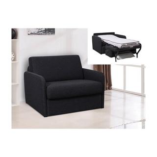 Vente-unique Fauteuil conible express en tissu NADOA Couchage 100 foncé  