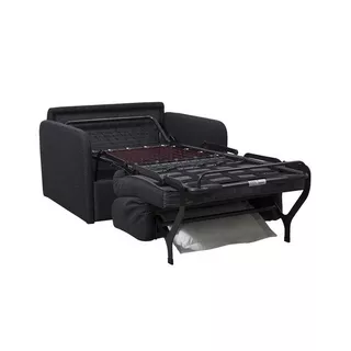 Vente-unique Schlafsessel mit Matratze Stoff 100 Dunkel NADOA  