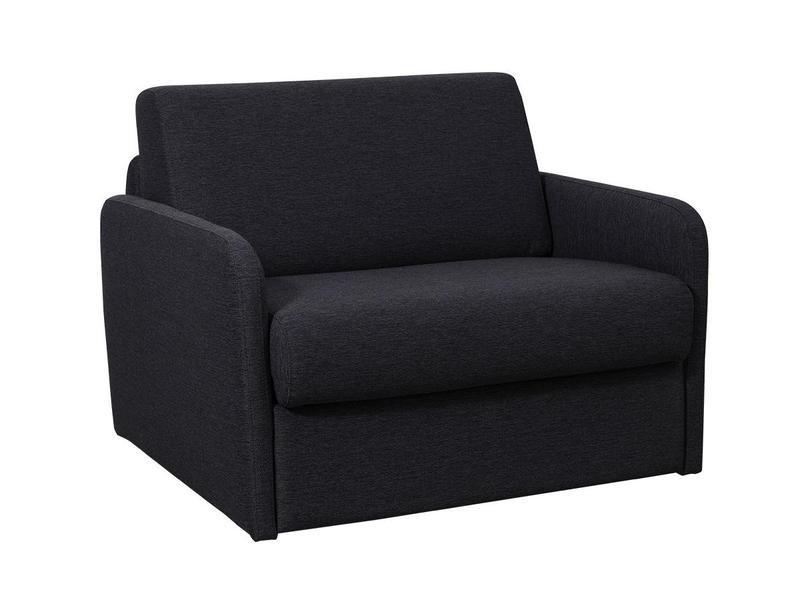 Vente-unique Fauteuil conible express en tissu NADOA Couchage 100 foncé  