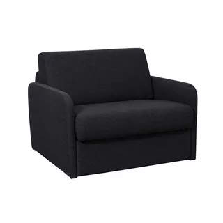 Vente-unique Schlafsessel mit Matratze Stoff 100 Dunkel NADOA  