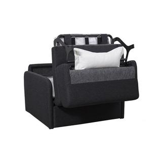 Vente-unique Fauteuil conible express en tissu NADOA Couchage 100 foncé  