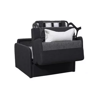 Vente-unique Schlafsessel mit Matratze Stoff 100 Dunkel NADOA  