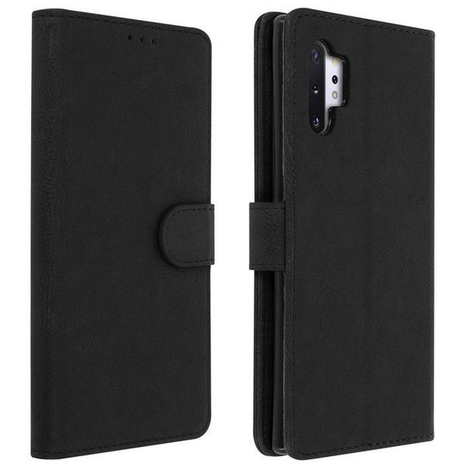 Avizar  Klapphülle Galaxy Note 10 Plus Schwarz 
