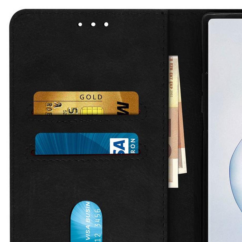 Avizar  Klapphülle Galaxy Note 10 Plus Schwarz 