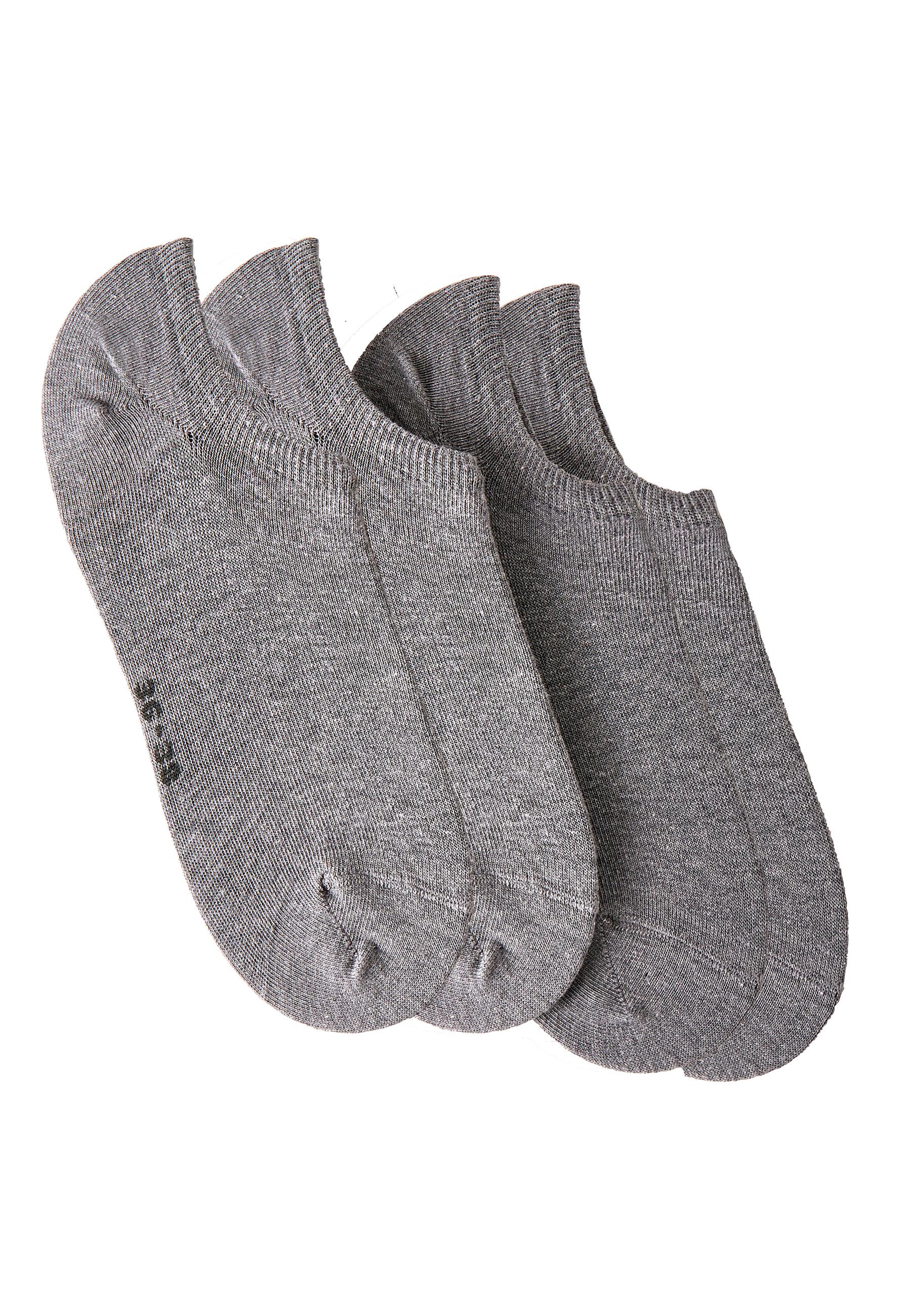 Image of Unsichtbare Söckchen Im 2er-pack. Damen Grau 36-38