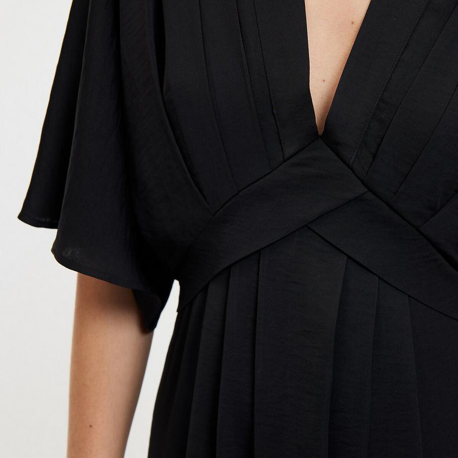 La Redoute Collections Robe longue évasée col V  