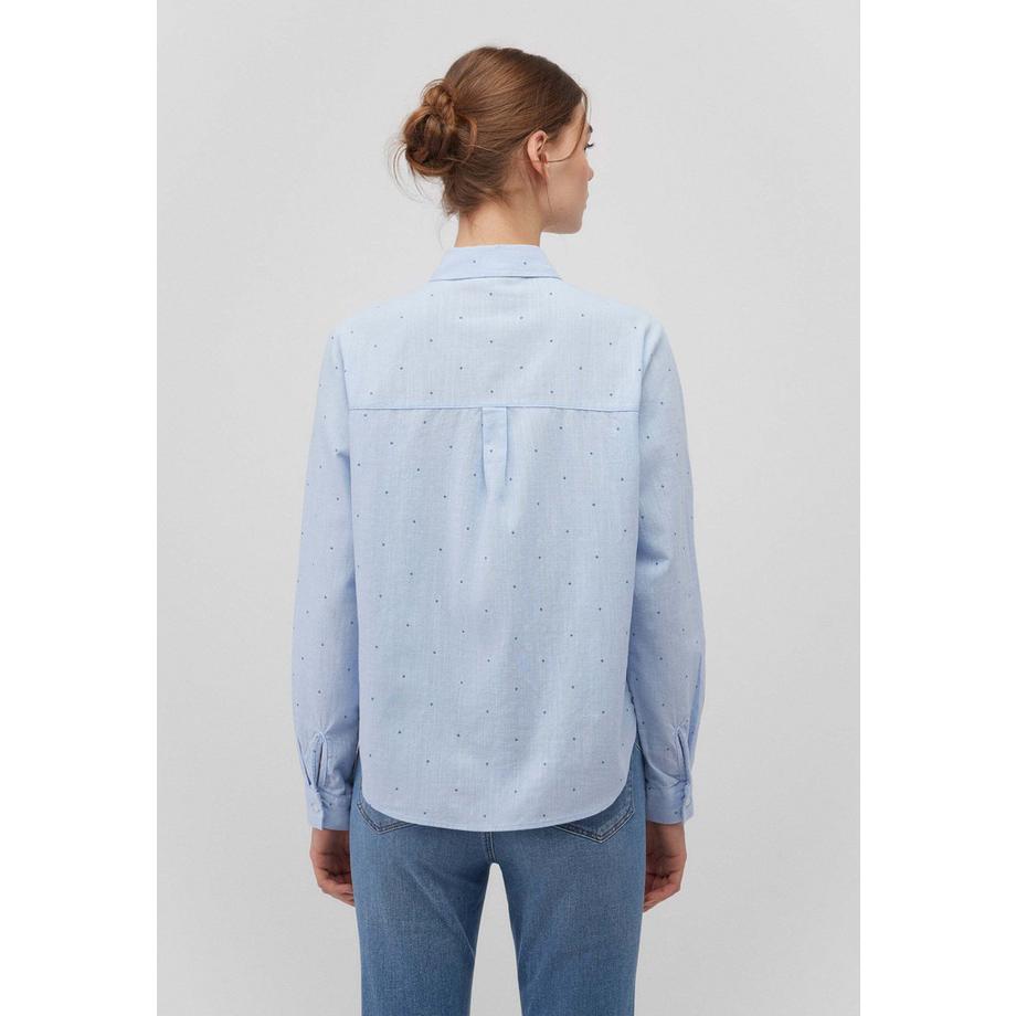 Mavi Langarmbluse Woven Shirt Tiny Leaf Print  