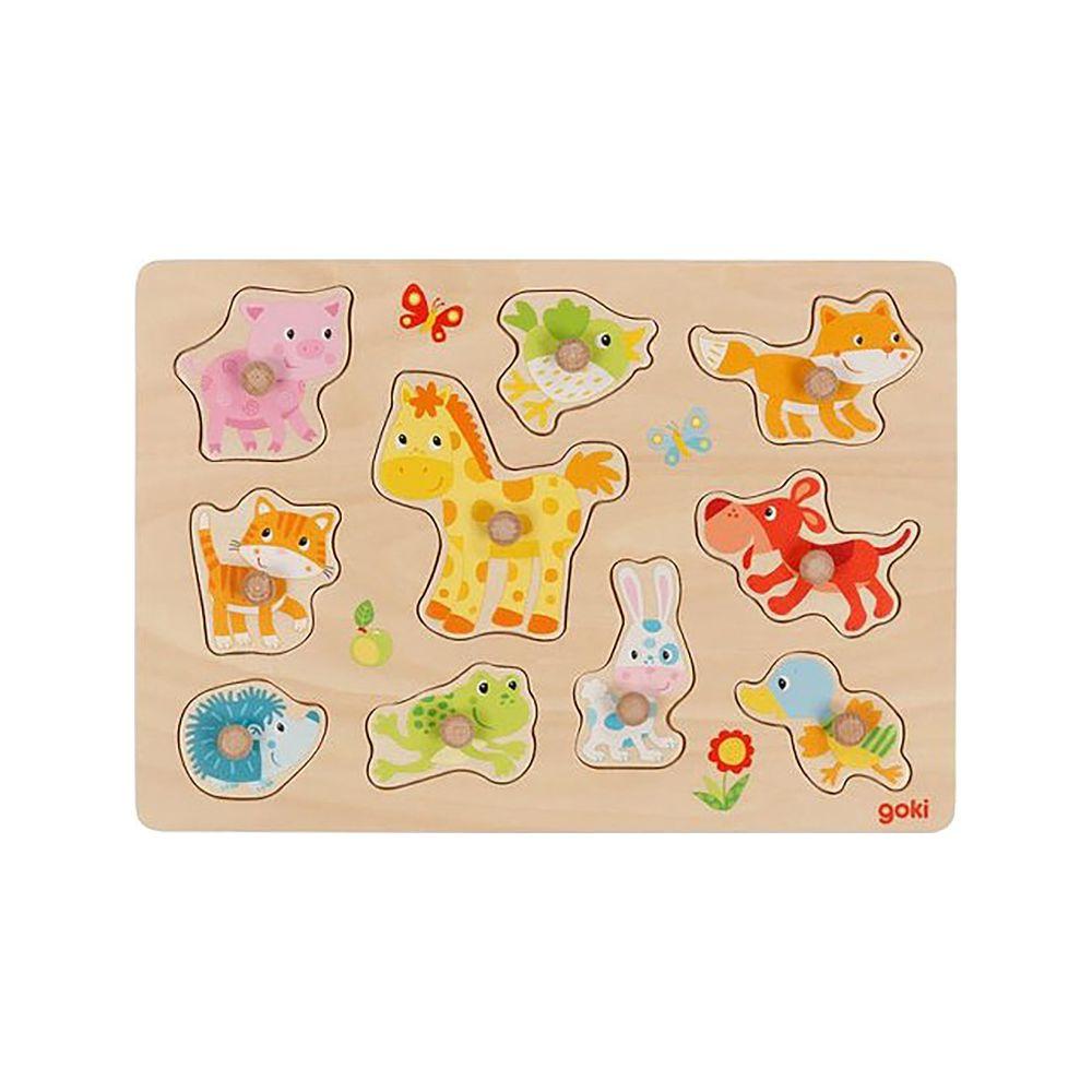 Image of Puzzle Steckpuzzle Tierkinder (10Teile)