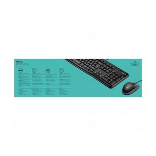 Logitech  Tastatur und Maus  MK120 fil Noir Retail 