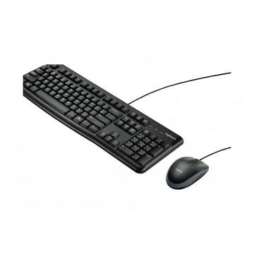 Tastiera e mouse Logitech MK120 fil Noir Retail