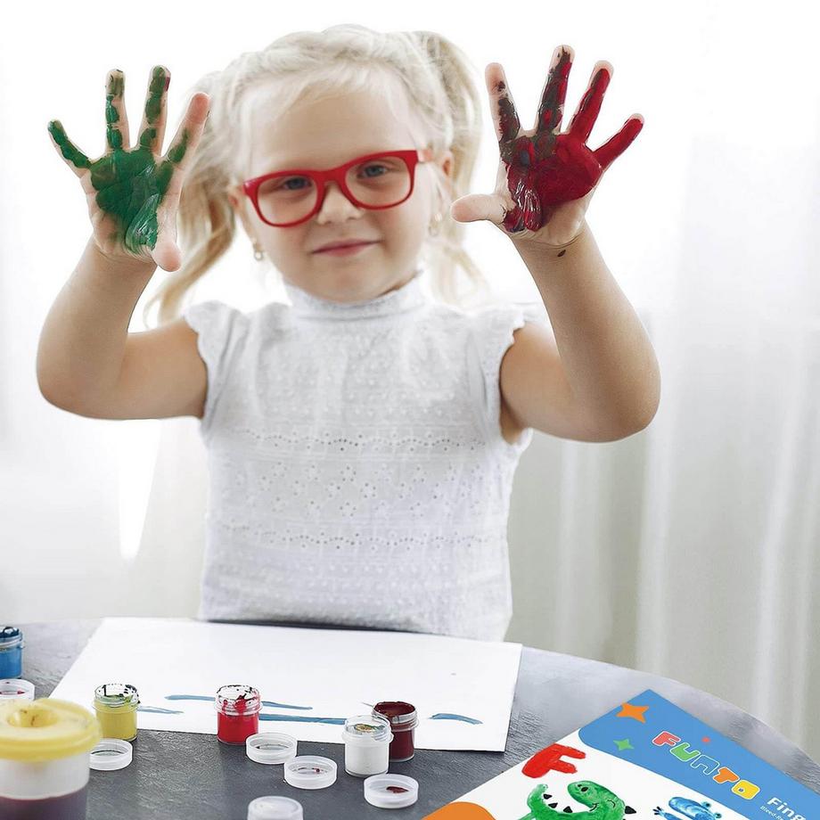 Activity-board  Fingermalkissen für Kinder, insgesamt 2 Stück, Malzubehör für Kleinkinder 