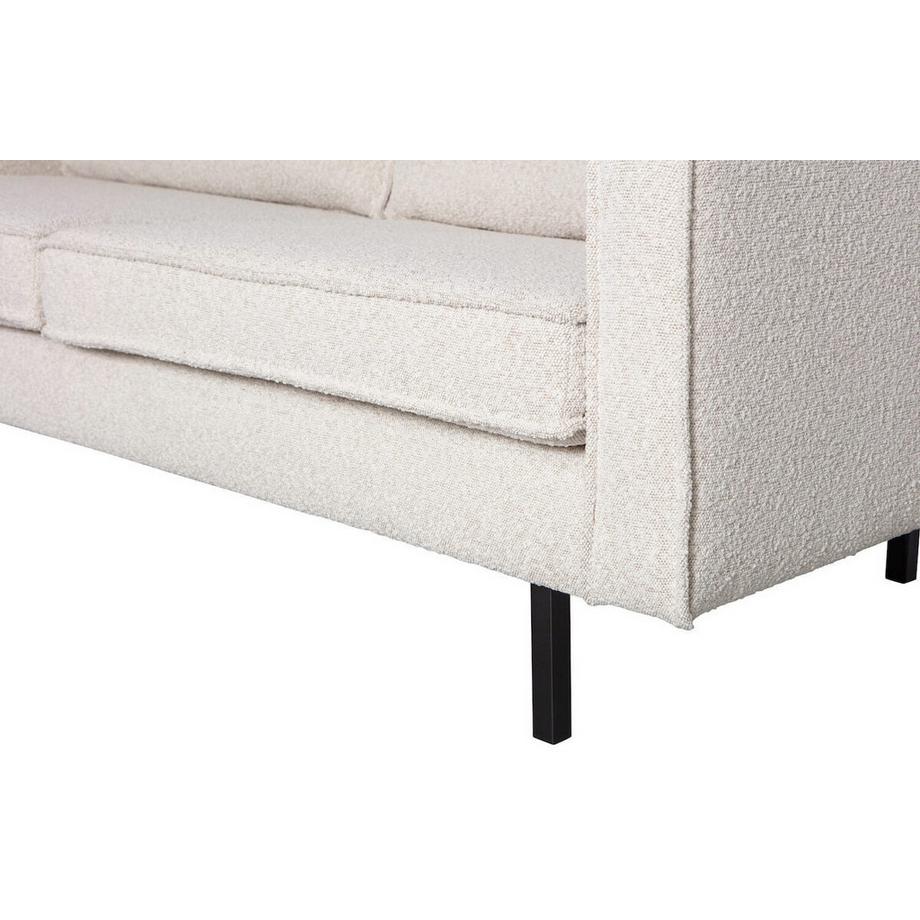 mutoni Sofa Rodeo 2.5-Sitzer Bouclé natur 190  