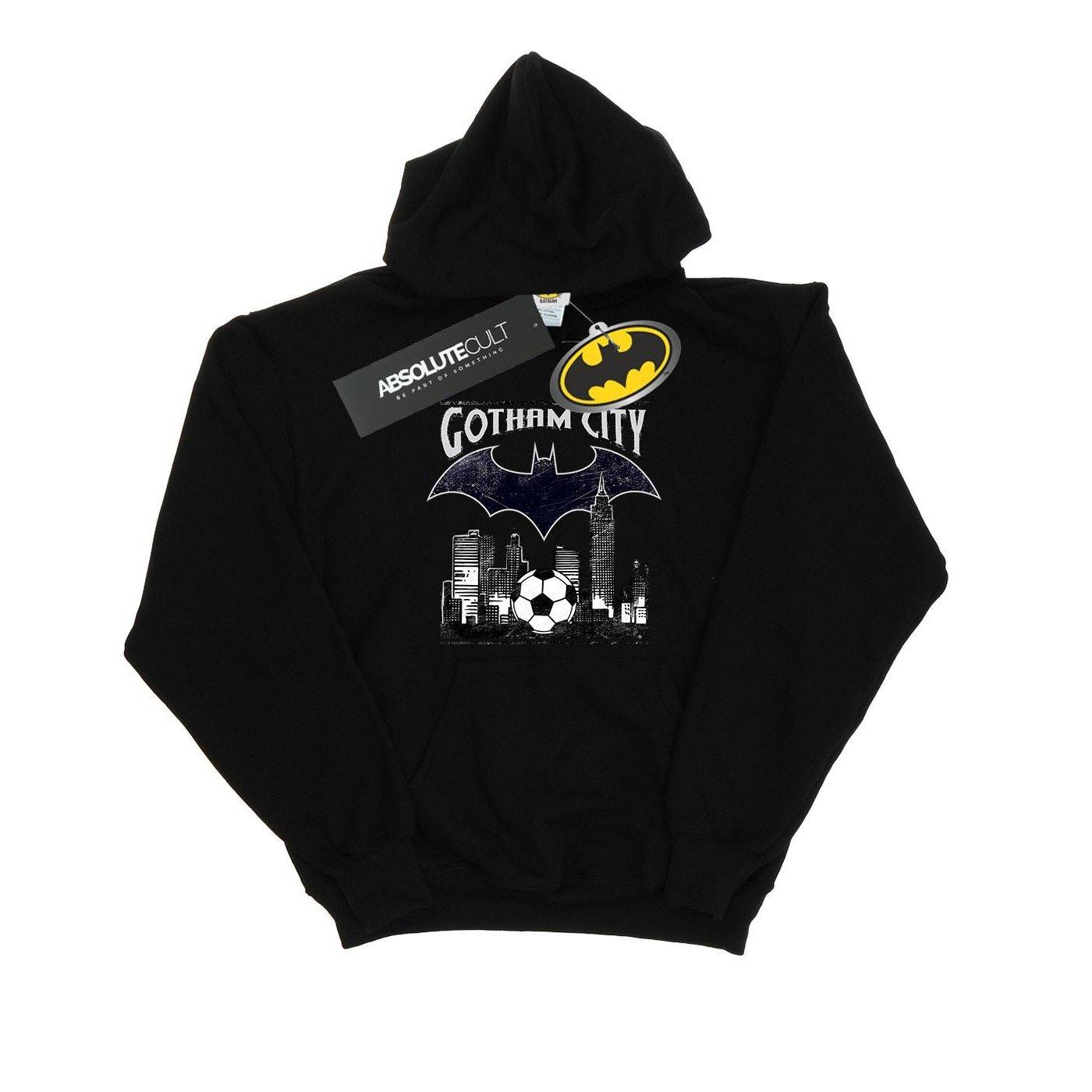 Image of Batman Football Gotham City Kapuzenpullover Herren Schwarz 3XL
