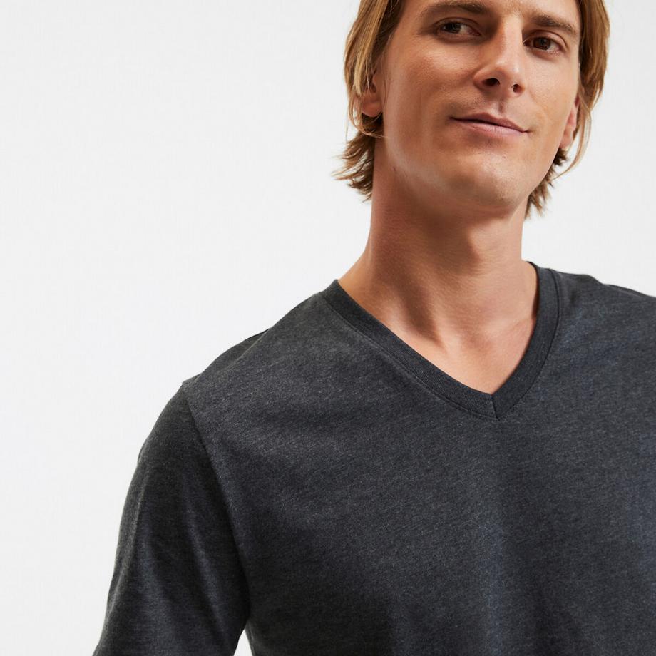 La Redoute Collections T-Shirt Col V Manches Courtes  