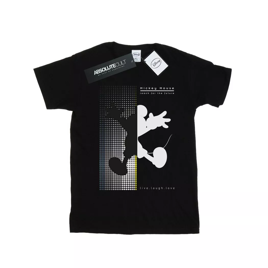 Disney - Reach For The Future TShirt, für Damen, Schwarz, Größe XL