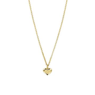 Herz Kette 1445 Vergoldet