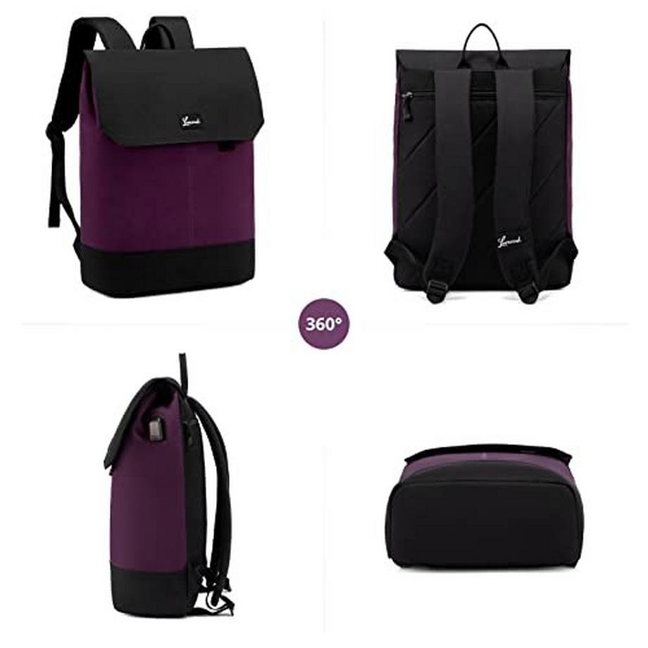 Only-bags.store 15.6 Zoll Laptop Rucksack mit USB Ladeanschluss  