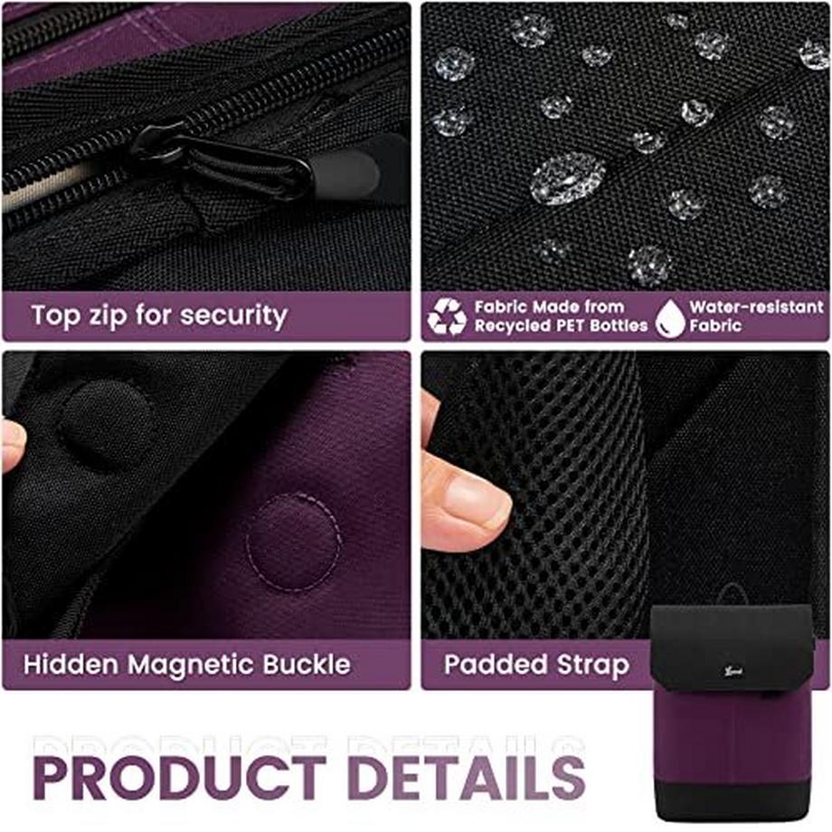 Only-bags.store 15.6 Zoll Laptop Rucksack mit USB Ladeanschluss  