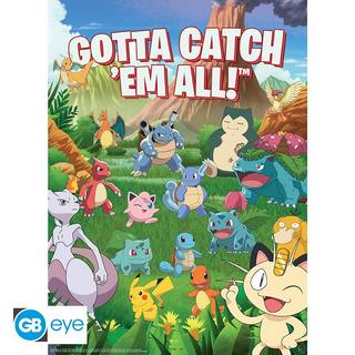 Abystyle  Poster - Set of 2 - Pokemon - Pikachu & Friends 