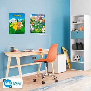 Abystyle  Poster - Pack de 2 - Pokemon - Pikachu & Friends 