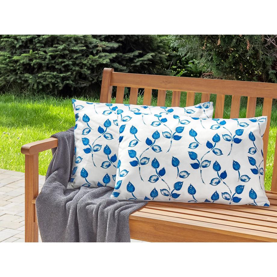 Beliani Lot de 2 coussins d'extérieur en Polyester  TORBORA  