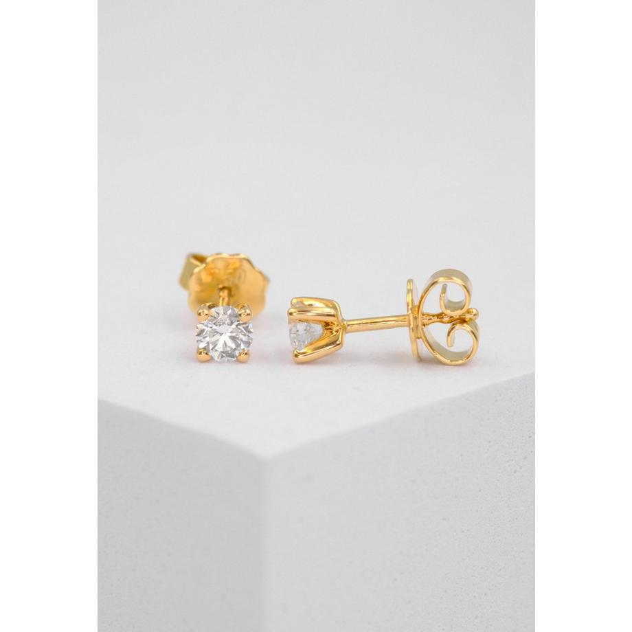 MUAU Schmuck  Ohrstecker Diamant 0.40ct.  Gelbgold 750 
