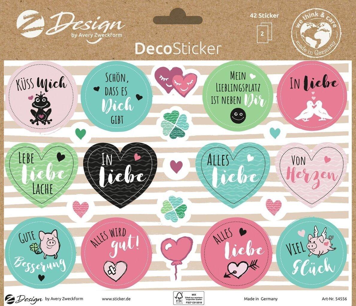 Image of Avery 54556Z Dekorativer Aufkleber Papier Mehrfarbig Entfernbar Multicolor