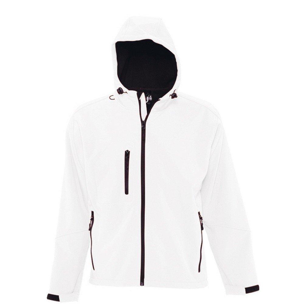 Image of Replay Softshelljacke Mit Kapuze, Atmungsaktiv, Winddicht, Wasserfest Herren Weiss XS