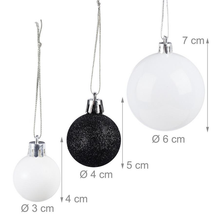 Northix Set di palline per l'albero di Natale  