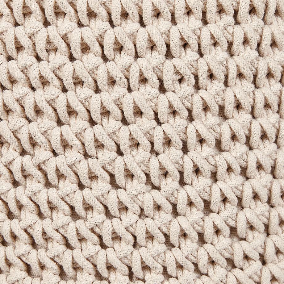 Beliani Hocker aus Baumwolle Rustikal MARDAN  