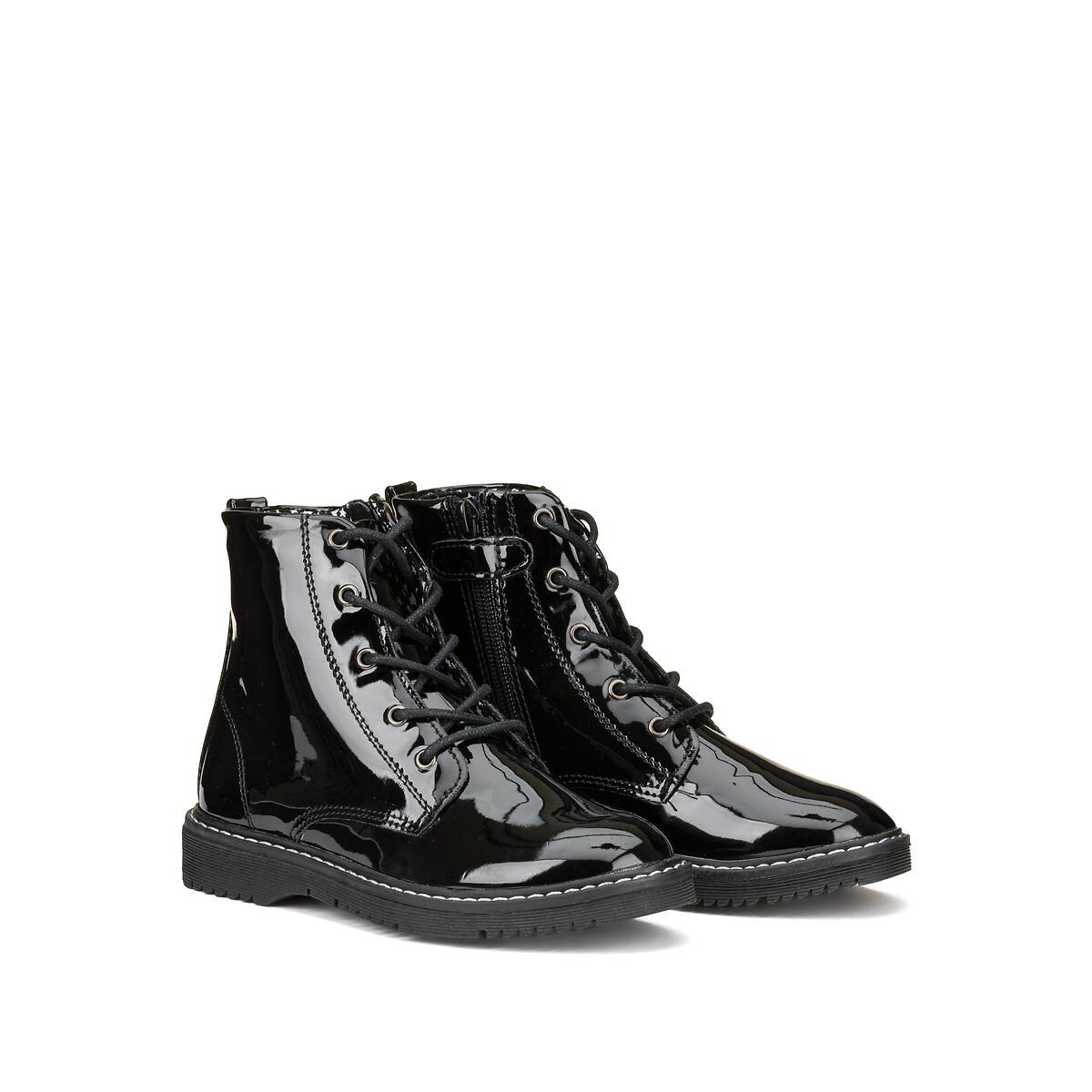 Image of Boots Mit Reissverschluss Unisex Schwarz 33