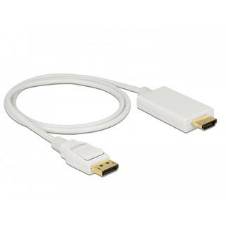 DeLock  DeLOCK 83817 Videokabel-Adapter 1 m DisplayPort HDMI Weiß 