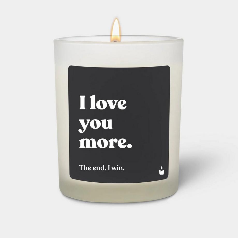 Duftkerze Woody I love you more. The end. I win.