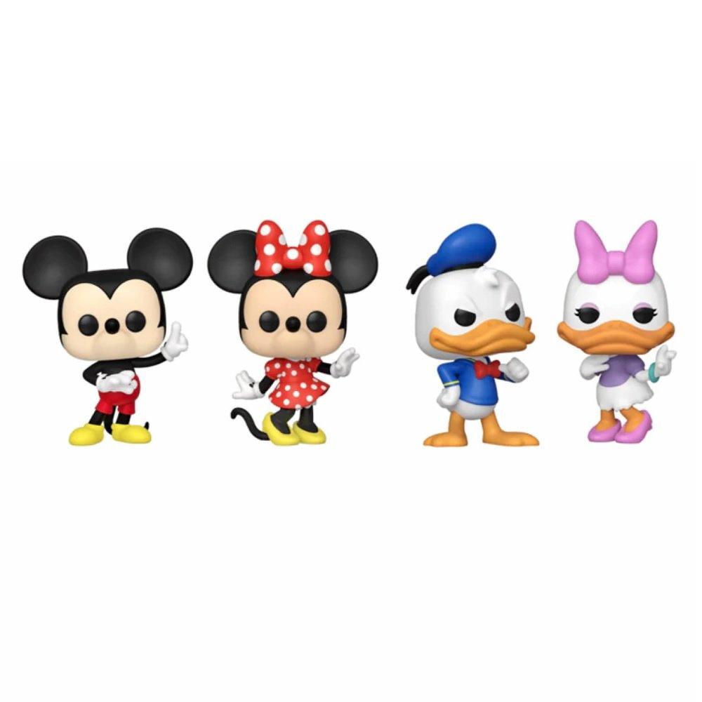 Funko  POP - Pack de 4 - Disney - Mickey & ses amis - D100 