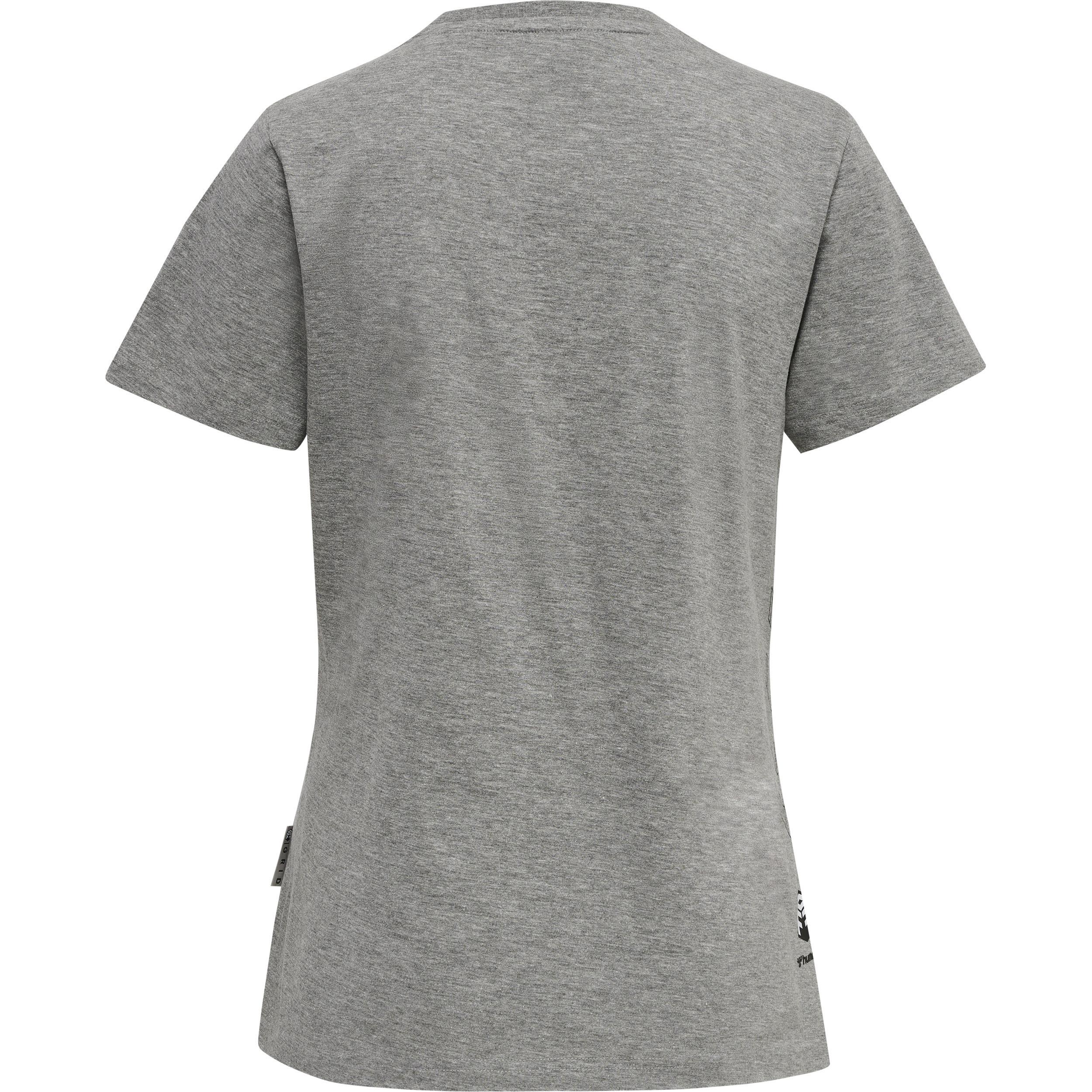 Hummel  t-shirt aus baumwolle, damen move grid 