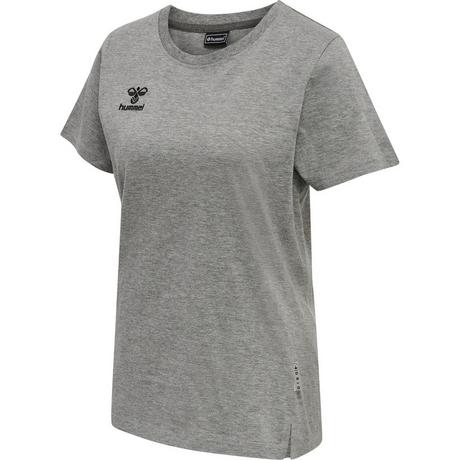 Hummel  t-shirt aus baumwolle, damen move grid 