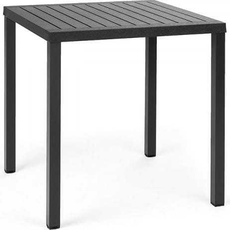 NARDI outdoor Table de jardin empilable Cube anthracite 70  