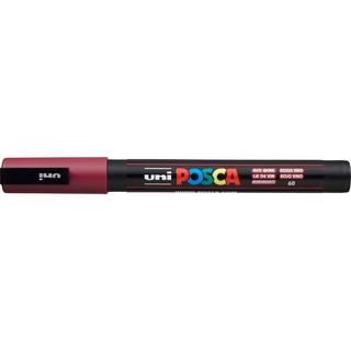 uni-ball UNI-BALL Posca Marker 0,9-1,3mm PC3M RED WIN bordeaux, Rundspitze  