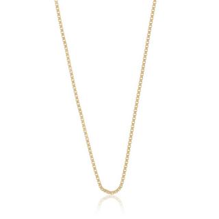 MUAU Schmuck  Collier Venezianer Gelbgold 750, 1.4mm, 50cm 