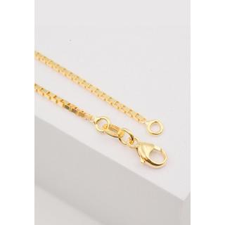 MUAU Schmuck  Collier Venezianer Gelbgold 750, 1.4mm, 50cm 