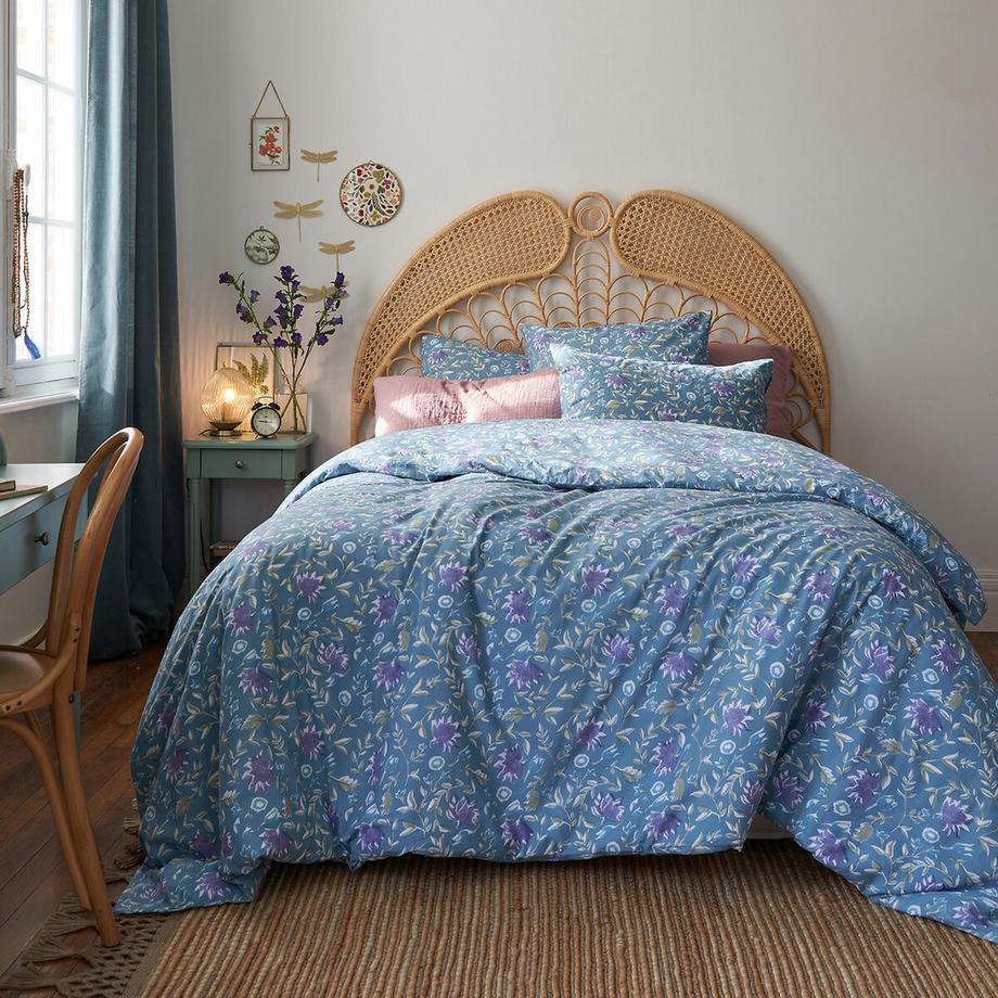 Housse de couette coton lavé