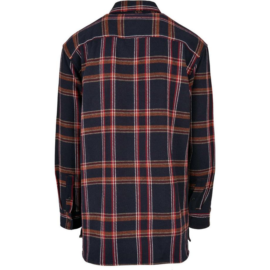 URBAN CLASSICS Heavy Long Oversized Kariertes Hemd  