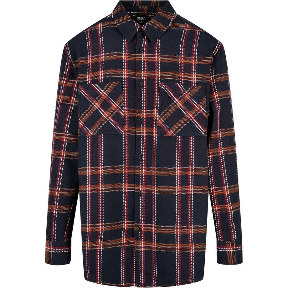 Hemd Heavy Long Oversized Checked