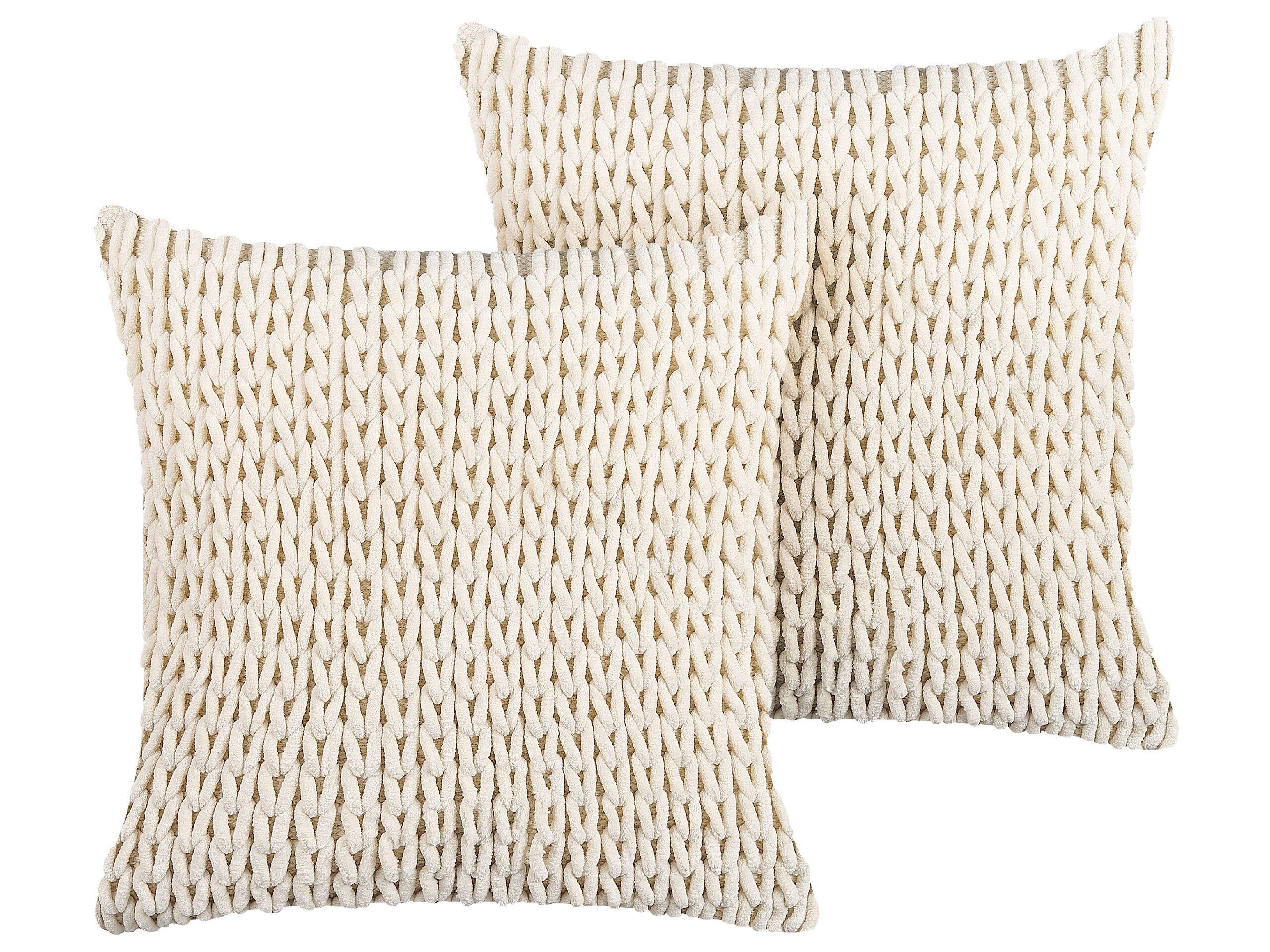 Image of Kissen 2er Set aus Baumwolle Boho OXALIS Kissen 2er Set aus Baumwolle Boho OXALIS