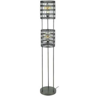 mutoni Lampadaire Metal Stores 2L Noir Nickel  