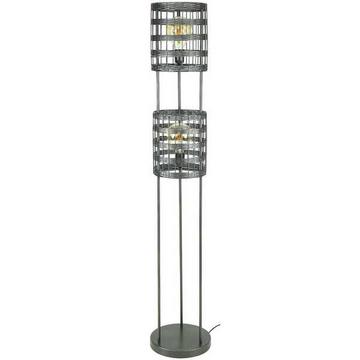 Lampadaire Metal Stores 2L Noir Nickel