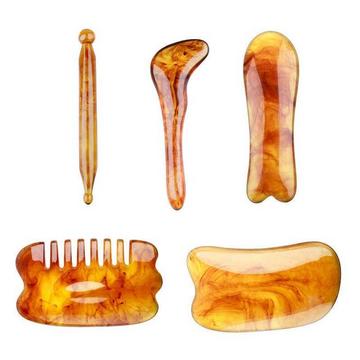 Massieren Sie das Gesicht mit Steinen – 5 Teile